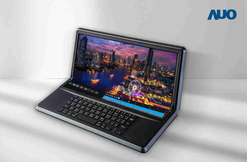 尊龙z614.6吋Micro LED折迭显示屏幕，，，，搭配半径4mm的弯折绞炼，，，以及高画素、、、高亮度、、高对比度的显示技术特点，，，即便在大视角下仍保有绝佳色相与亮度