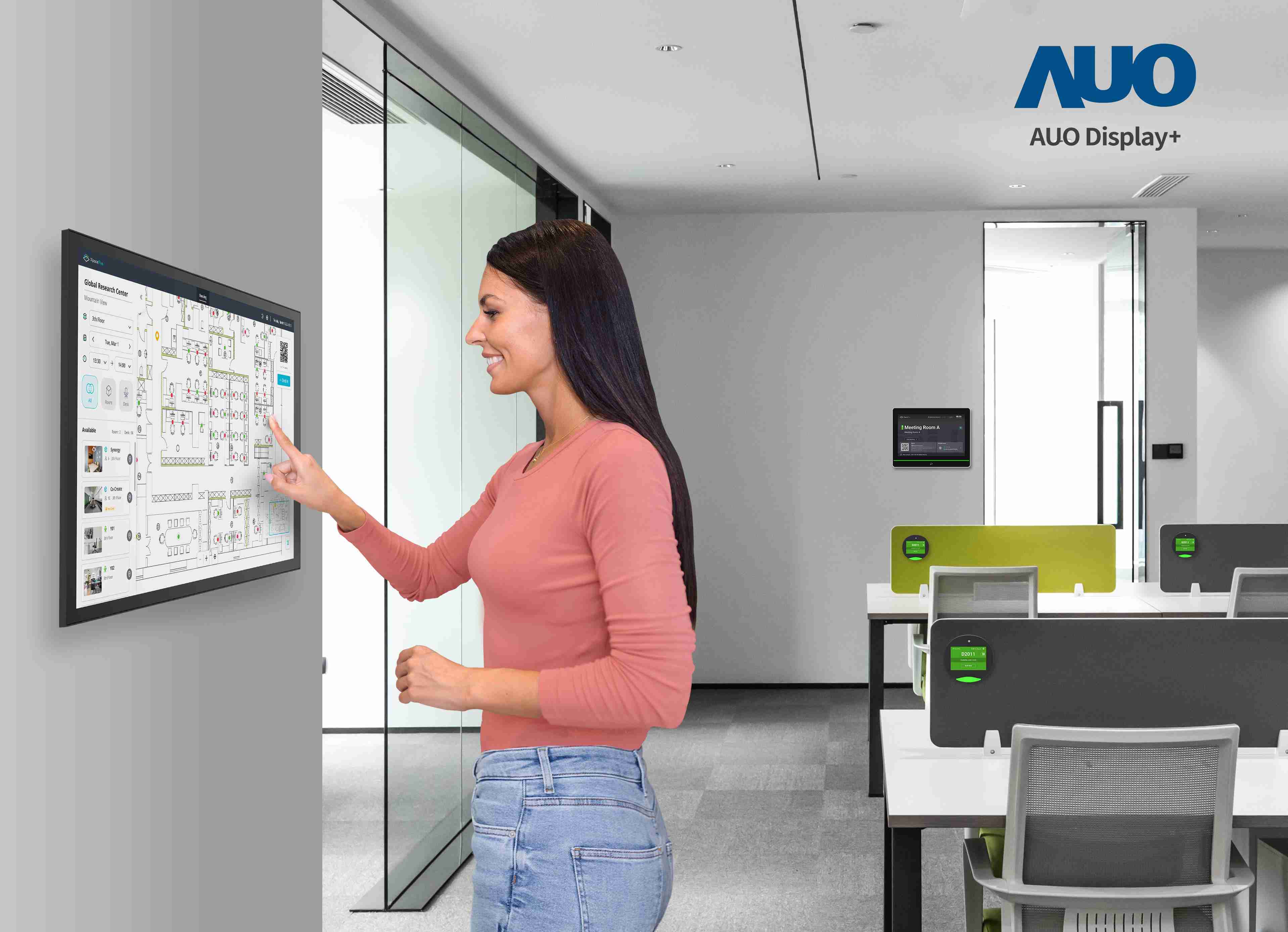 达擎会议空间管理解决方案可应用于空间预约和管理流程，，，将办公空间的查询、、预约和保留等流程自动化，，为用户提供更灵活、、弹性的工作模式